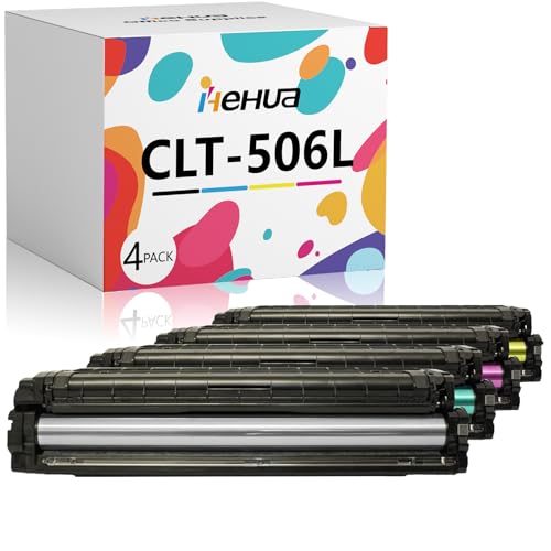 hehua CLT-506L Toner Kompatibel für Samsung CLT-M506L Tonerkartusche CLT-Y506L CLT-K506L CLT-C506L 6260FR 6260 CLP-680ND 680DW CLX-6260FW 6260ND 6260FD (4er-Pack,Schwarz,Cyan,Gelb,Magenta) von hehua