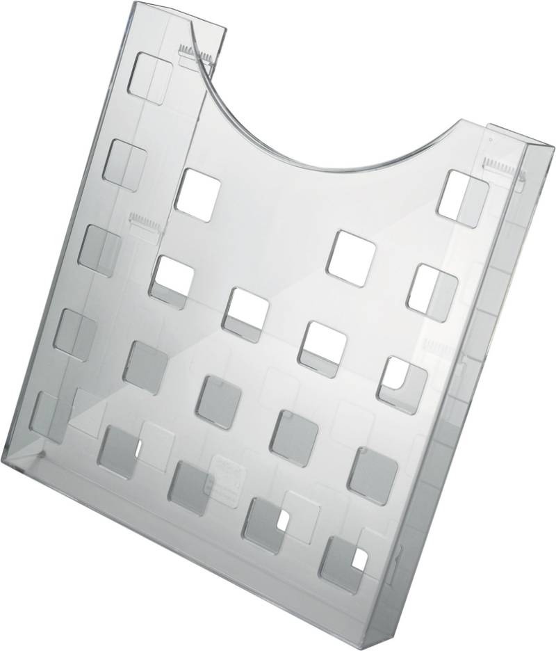 helit Prospekthalter , the grid, , A4 hoch, grau-transparent von helit