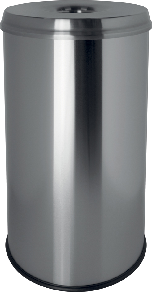 helit Stahl-Papierkorb , the guardian, , 50 Liter, lichtgrau von helit