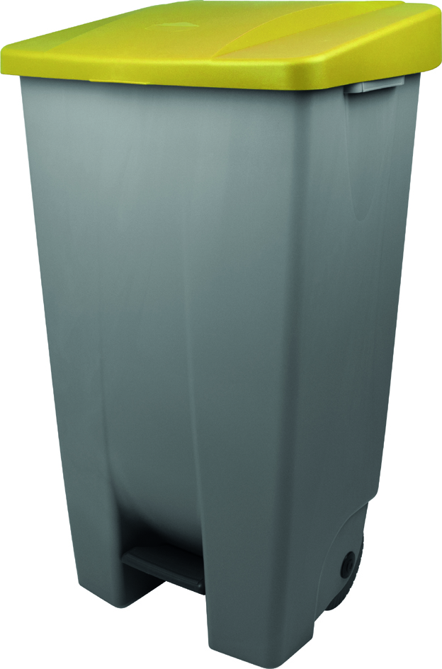 helit Tret-Abfalleimer , the step chief, , 120 Liter, rot von helit