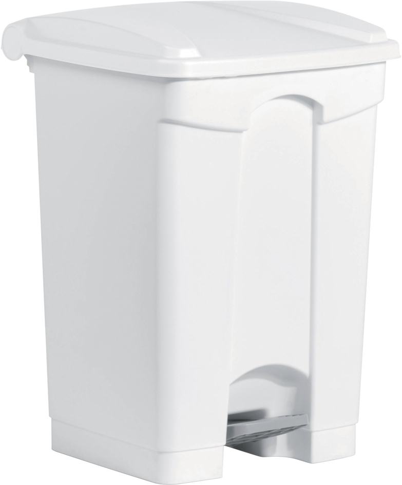 helit Tret-Abfalleimer , the step, , 45 Liter, weiß/weiß helit Tret-Abfalleimer , the step, , 45 Liter, weiß/weiß von helit