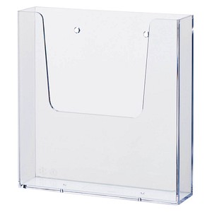helit Wandprospekthalter transparent DIN A5 helit Wandprospekthalter transparent DIN A5 von helit