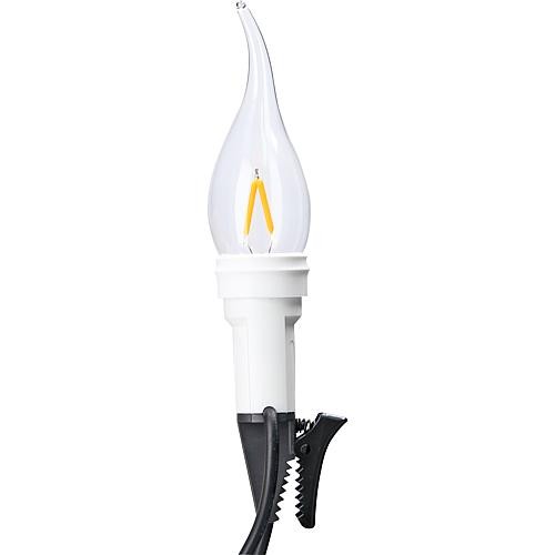 15-flg. LED-Windstoßkerzenkette E14 von hellum