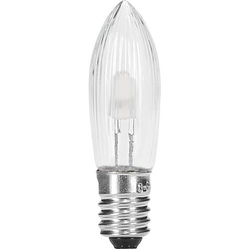 LED-Topkerze geriffelt E10 8-55V 0,1-0,5W) 913231 von hellum