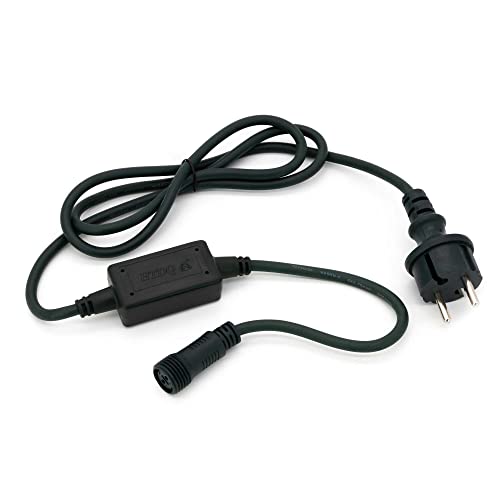 hellum LED-System Profi Lichterkette für Außen verlängerbar Netzkabel mit IP44 Stecker, wetterfest, Länge 300cm, Kabel GRÜN, Outdoor 555158 hellum LED-System Profi Lichterkette für Außen verlängerbar Netzkabel mit IP44 Stecker, wetterfest, Länge 300cm, Kabel GRÜN, Outdoor 555158 von hellum