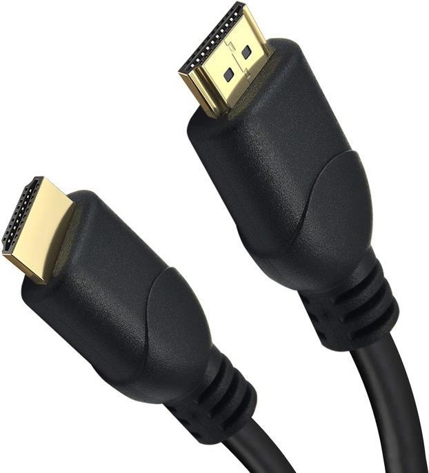 Helos - HDMI-Kabel - HDMI männlich zu HDMI männlich - 1 m - Schwarz - 4K Unterstützung, Dolby DTS-HD Master Audio-Unterstützung, Dolby TrueHD-Unterstützung von helos