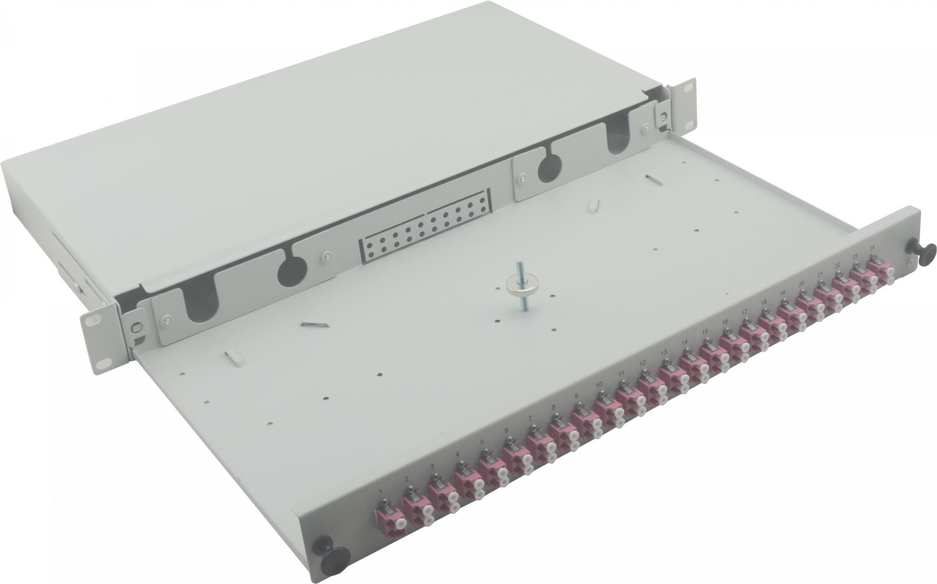 Helos LWL - Breakout-Box - Rack montierbar - LC MM X 24 - 1U Helos LWL - Breakout-Box - Rack montierbar - LC MM X 24 - 1U von helos