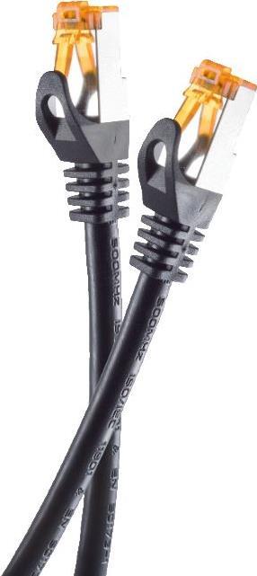 Helos - Patch-Kabel - RJ-45 (M) zu RJ-45 (M) - 75 m - SFTP - CAT 6a - im Freien, ohne Haken - Schwarz von helos