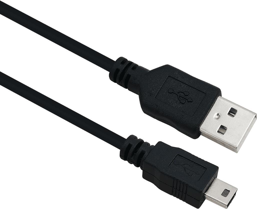 Helos - USB-Kabel - USB (M) zu Mini-USB, Typ B (M) - USB 2.0 - 1 m - Schwarz von helos