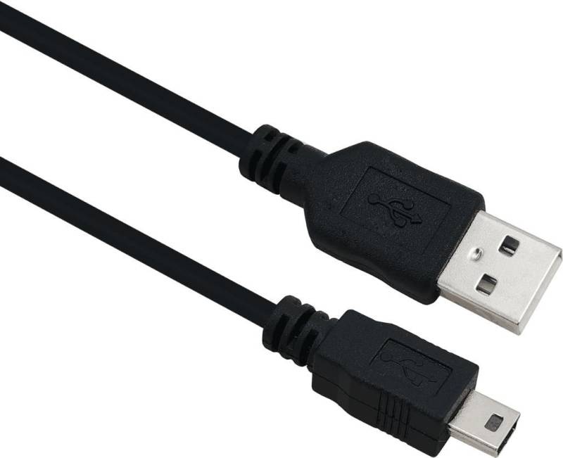 Helos - USB-Kabel - USB (M) zu Mini-USB, Typ B (M) - USB 2.0 - 3 m - Schwarz von helos