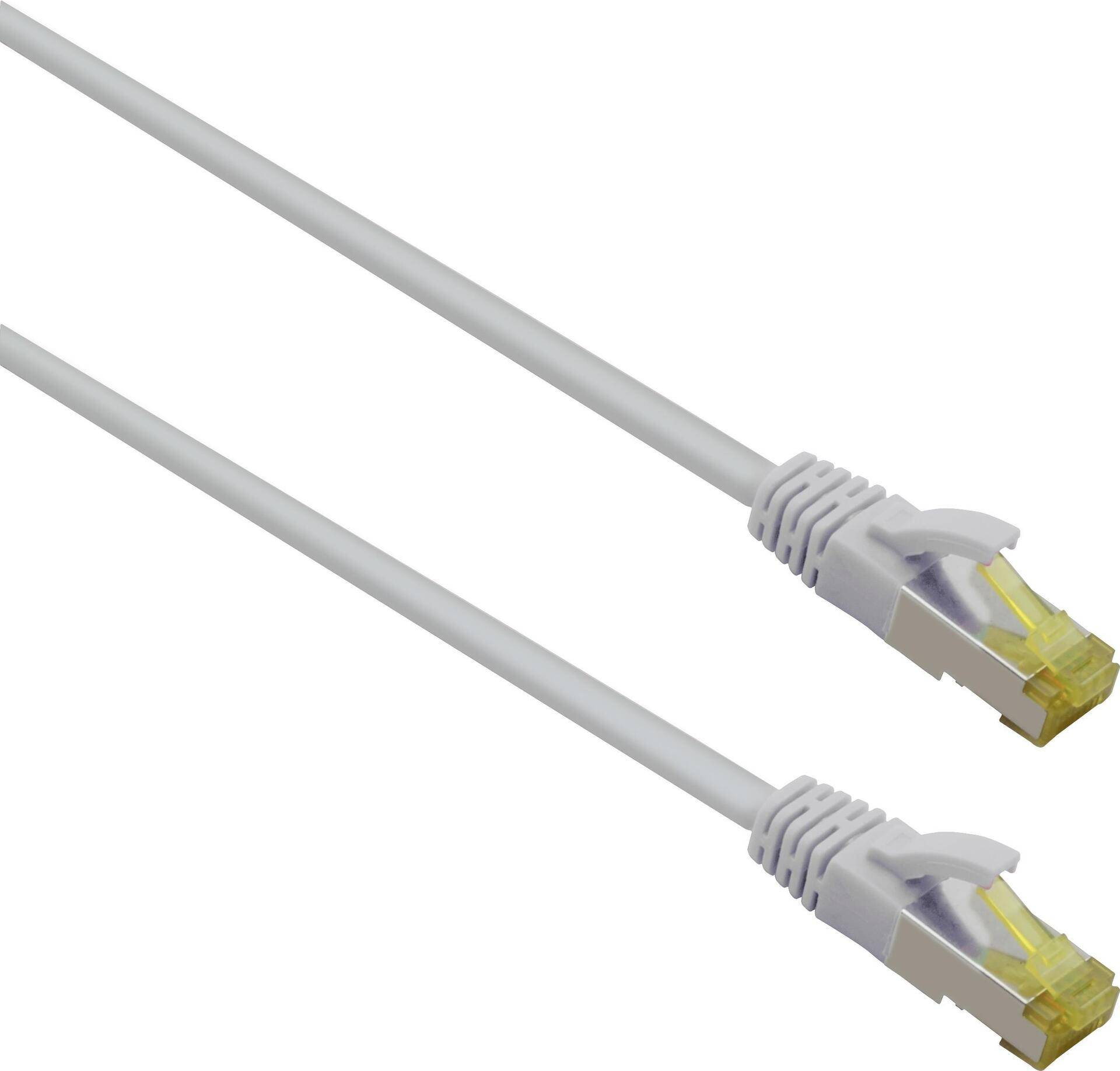 Helos ultra flex - Patch-Kabel - RJ-45 (M) zu RJ-45 (M) - 25 m - S/FTP - CAT 6a - halogenfrei - Grau von helos