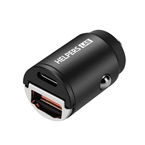 Autoladegerät USB C 45W Mini Dual USB C Zigarettenanzünder mit PD3.0 PPS QC3.0 für i Phone, Samsung, Huawei P30, Xiaomi und andere Geräte Autoladegerät USB C 45W Mini Dual USB C Zigarettenanzünder mit PD3.0 PPS QC3.0 für i Phone, Samsung, Huawei P30, Xiaomi und andere Geräte von helpers lab