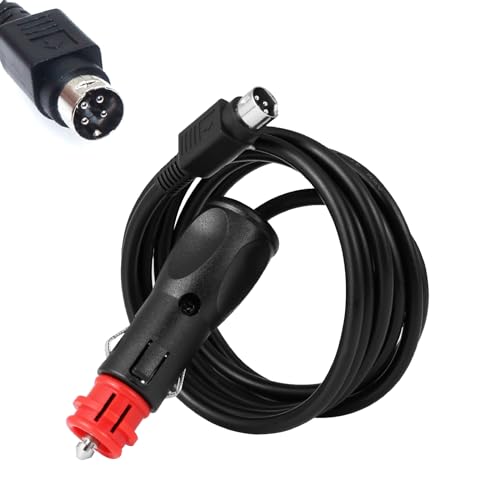 KFZ-Adapter 12V DC Zigarettenanzünder-Kabel f. LED Fernseher mit 4-PIN Stecker von helpers lab