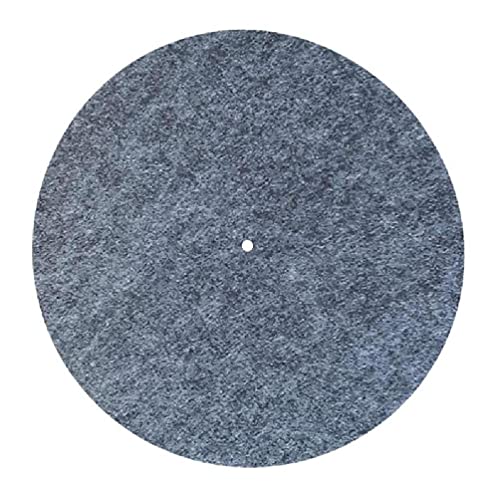 Hero-s – 3MM Dicke antistatische Filzplatte – Filz-Schallplattenunterlage – Plattenspielermatte – Anti-Vibrations-Slipmat für Audiophile – für LP-Schallplattenspieler von hero-s