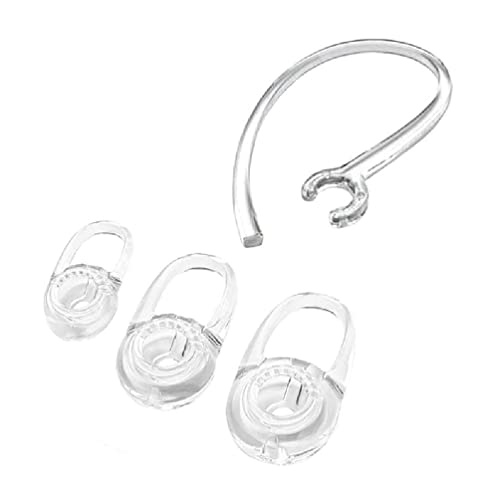 Ohrstöpsel, Ohrstöpsel, Gel-Haken, kompatibel mit Marque M155/2M165 für Kopfhörer-Reparaturteile, Kopfhörerhülle, Kopfhörer-Halterung, Kopfhörerabdeckung mit Clip von hero-s