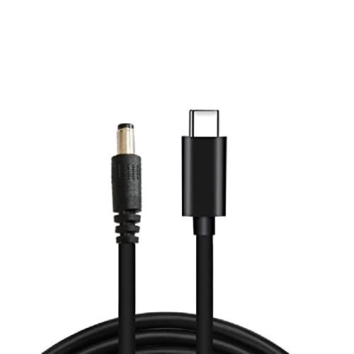 hero-s USB C/Typ-C auf 12 V 5,5 x 2,5 mm Stromkabel für kabellose Router, Lautsprecher, Laptop, Tisch, Licht, Strom, Zubehör, Typ-C-Kabel von hero-s