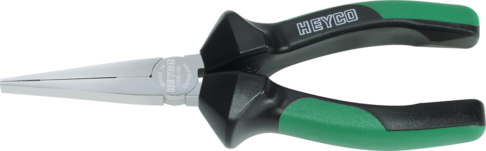 HEYCO Flachzange, Länge: 160 mm, grün/schwarz von heyco