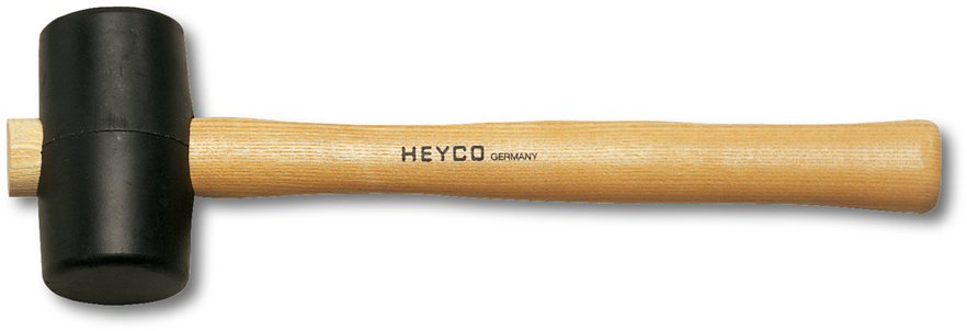 HEYCO Gummihammer, Durchmesser: 54 mm, 330 g von heyco