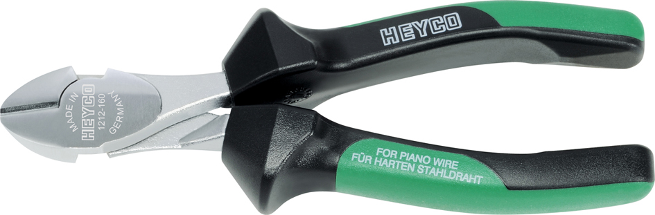 HEYCO Kraftseitenschneider, Länge: 160 mm, grün/schwarz von heyco