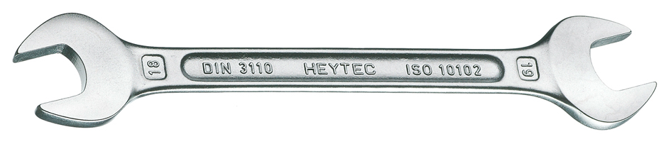HEYTEC Doppelmaulschlüssel, 10 x 11 mm, Länge: 156 mm von heytec