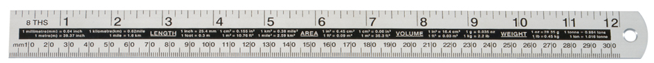 HEYTEC Präzisions-Maßstab, Länge: 300 mm von heytec