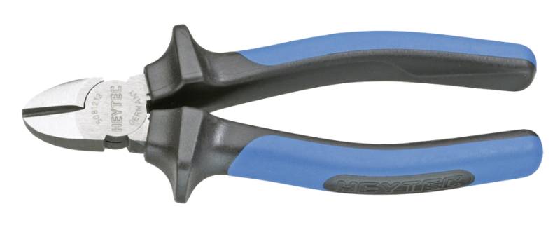 HEYTEC Seitenschneider, schwedische Form, blau / schwarz von heytec