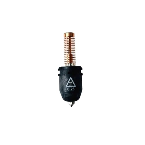 1 Stück kompatibel mit Adventurer 5M Serie AD5M Pro Düsensatz 0,25/0,4/0,6/0,8 mm 280 ℃ Hochgeschwindigkeits-Schnellabnehmbar(0.25mm Nozzle Kit) von hfjklfds