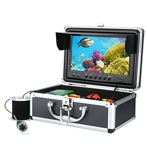 22,9 cm (9 Zoll) Unterwasser-Videokamera, 1000TVL, Fischfinder, HD, DVR, wasserdicht, mit 6 Stück, 1 W LEDs, 50 m (50 m) von hfushrghtjppwnre