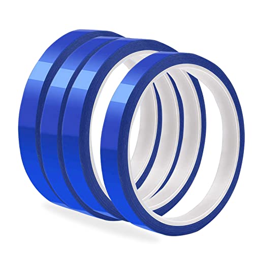 hifrom 4 Rollen Hitzebeständiges Klebeband 33m Wärmeband für Sublimation Isolierband Polyimid Klebeband Bis 300°C Wärmeklasse für 3D Drucker, Elektronik Leiterplatte Wärmeübertragung Vinyl hifrom 4 Rollen Hitzebeständiges Klebeband 33m Wärmeband für Sublimation Isolierband Polyimid Klebeband Bis 300°C Wärmeklasse für 3D Drucker, Elektronik Leiterplatte Wärmeübertragung Vinyl von hifrom