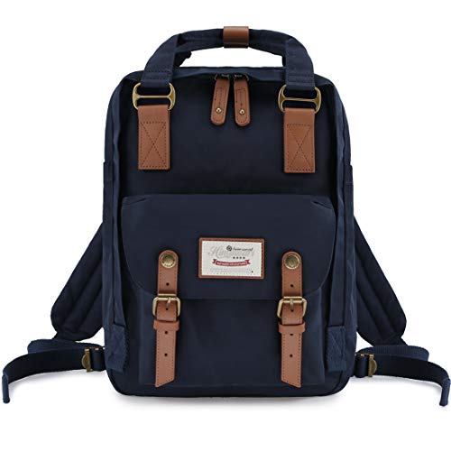 Himawari Laptop-Reiserucksack für Herren und Damen, wasserdichte Arzttasche, Business-Tasche für unterwegs, 39,6 cm Blau dunkelblau One Size (Hardcode) von himawari
