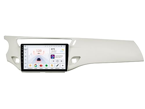 Android 12 Autoradio für for Citroen C3 DS3 2010-2016 8-Core 4G+32G GPS Navi mit Wireless CarPlay Android Auto Bluetooth DAB WiFi 4G Mirror Link Rück-/Frontkamera (Weiß) von hizpo