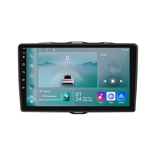 Android 13 9-Zoll-Autoradio für Alfa Romeo Giulietta 2015-2018, unterstützt kabelloses Carplay/Android Auto, Lenkradsteuerung, WLAN/4G, AM/FM 4-Kern 2GB & 64GB von hizpo