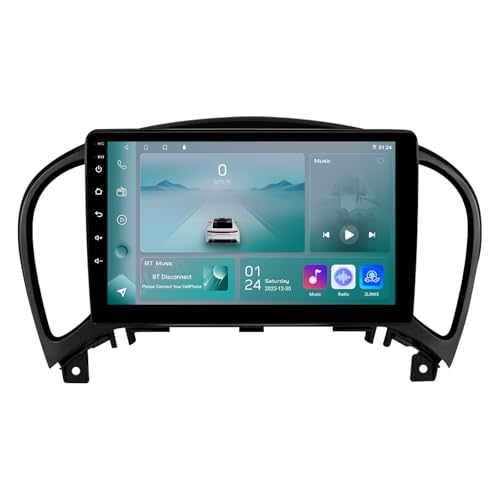 Android 13 9-Zoll-Autoradio für Nissan juke2010-2014 4-Kern 2GB & 64GB Speicher, unterstützt kabelloses Carplay/Android Auto, Lenkradsteuerung, WLAN/4G, AM/FM von hizpo