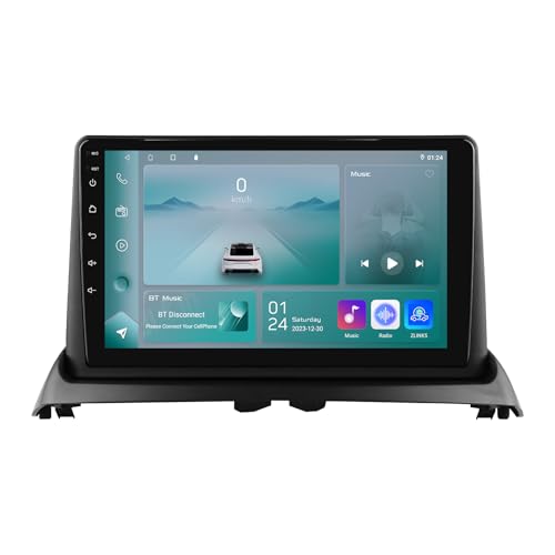 Android 13 9-Zoll-Autoradio für Renault Clio 2 2000-2012 4-Kern 2GB & 64GB Speicher, unterstützt kabelloses Carplay/Android Auto, Lenkradsteuerung, WLAN/4G, AM/FM von hizpo