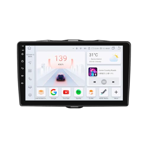 Android 13 Autoradio 9 Zoll Touchscreen 8-Kern Für Alfa Romeo Giulietta 2015-2018 WiFi Wireless Android Auto & Wireless Carplay Bluetooth WiFi 4G GPS RDS AM/FM (Für 2015-2018) von hizpo