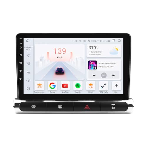 Hizpo Android 13 Autoradio für Citroen C3/C3 aircross für Citroen C4 /C4 aircross (Brazil) 2017-2023 mit Wireless Carplay Android Auto 8-Core 4G+32G WiFi CarPlay/Android Auto Bluetooth 4G LTE RDS SWC von hizpo