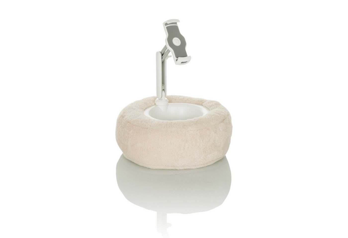 hjh OFFICE Handy & Tablet Halterung COMFILAP II Handy-Halterung, (Kissen mit Snackschale, Halterung drehbar, neigbar, höhenverstellbar) von hjh OFFICE