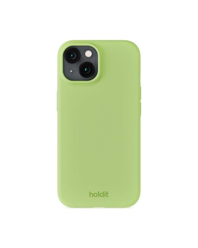 holdit Silikonhülle iPhone 15-0,8mm Ultra dünn Handyhülle Silikon - Trendy Slim Silicone case mit Voller Schutz (erhöhte Kante für Kameraschutz) - Matcha Green holdit Silikonhülle iPhone 15-0,8mm Ultra dünn Handyhülle Silikon - Trendy Slim Silicone case mit Voller Schutz (erhöhte Kante für Kameraschutz) - Matcha Green von holdit
