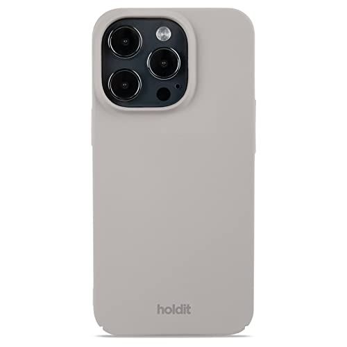 holdit Slim Case iPhone 14 Pro - 1mm Ultra Thin - Hard Case in Recycled Polycarbonate - Taupe holdit Slim Case iPhone 14 Pro - 1mm Ultra Thin - Hard Case in Recycled Polycarbonate - Taupe von holdit