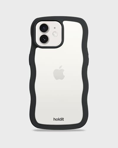 holdit Wavy Case Frame iPhone 12/12 Pro - Black/Transparent holdit Wavy Case Frame iPhone 12/12 Pro - Black/Transparent von holdit