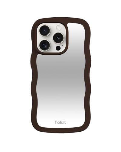 holdit Wavy Case Frame iPhone 15 Pro - Chocolate/Mirror holdit Wavy Case Frame iPhone 15 Pro - Chocolate/Mirror von holdit