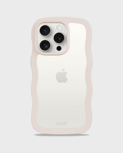 holdit Wavy Case - Light Beige/Transparent - iPhone 15 Pro holdit Wavy Case - Light Beige/Transparent - iPhone 15 Pro von holdit