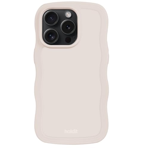 holdit Wavy Case - Light Beige - iPhone 15 Pro holdit Wavy Case - Light Beige - iPhone 15 Pro von holdit