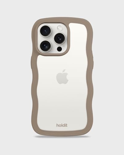 holdit Wavy Case - Mocha Brown/Transparent - iPhone 15 Pro holdit Wavy Case - Mocha Brown/Transparent - iPhone 15 Pro von holdit