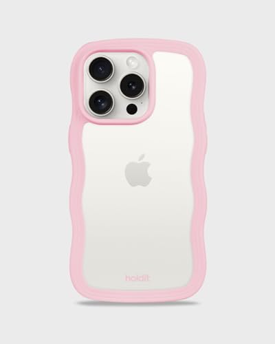 holdit Wavy Case - Pink/Transparent - iPhone 15 Pro holdit Wavy Case - Pink/Transparent - iPhone 15 Pro von holdit
