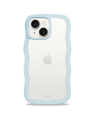 holdit Wavy Case iPhone 15/14/13 - Mineral Blue/Transparent holdit Wavy Case iPhone 15/14/13 - Mineral Blue/Transparent von holdit