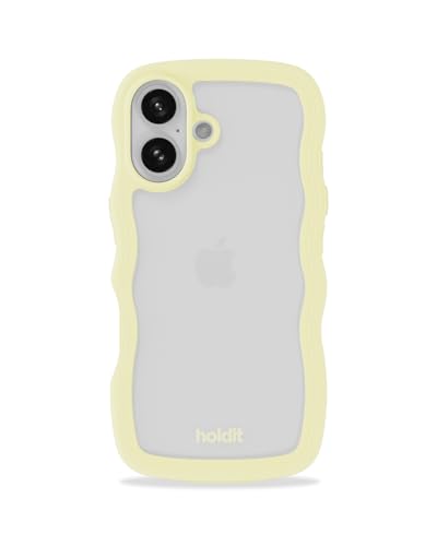 holdit Wavy Case iPhone 16 - Lemonade/Transparent holdit Wavy Case iPhone 16 - Lemonade/Transparent von holdit