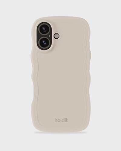 holdit Wavy Case iPhone 16 - Light Beige holdit Wavy Case iPhone 16 - Light Beige von holdit