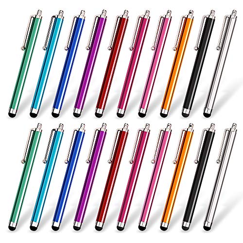 homEdge Universal Capacitive Touchscreen Stylus Pen Kompatibel mit iPad, iPhone, Samsung, Kindle Touch, Kompatibel mit allen kapazitiven Touchscreen-Geräten 10 Farben 20er Pack homEdge Universal Capacitive Touchscreen Stylus Pen Kompatibel mit iPad, iPhone, Samsung, Kindle Touch, Kompatibel mit allen kapazitiven Touchscreen-Geräten 10 Farben 20er Pack von homEdge