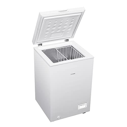homeX FT1020-W Gefriertruhe I Tiefkühltruhe | 98 L Nutzinhalt I Super-Frost-Funktion I 4**** Gefrierraum | inkl. Ablagekorb | Elektronsiche Temperatursteuerung | Weiß homeX FT1020-W Gefriertruhe I Tiefkühltruhe | 98 L Nutzinhalt I Super-Frost-Funktion I 4**** Gefrierraum | inkl. Ablagekorb | Elektronsiche Temperatursteuerung | Weiß von homeX
